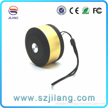 Aluminum Case Portable Bluetooth Speaker with Colorful Lanyard